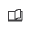 Open book pages line icon