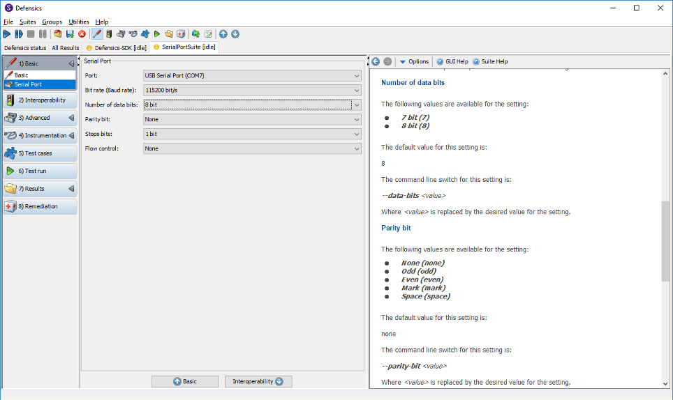 Defensics GUI | Synopsys