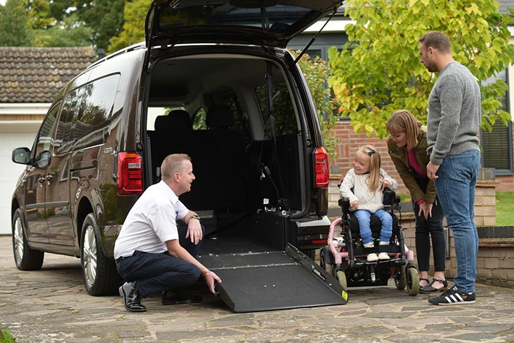 Motability Scheme specialist helping WAV customer