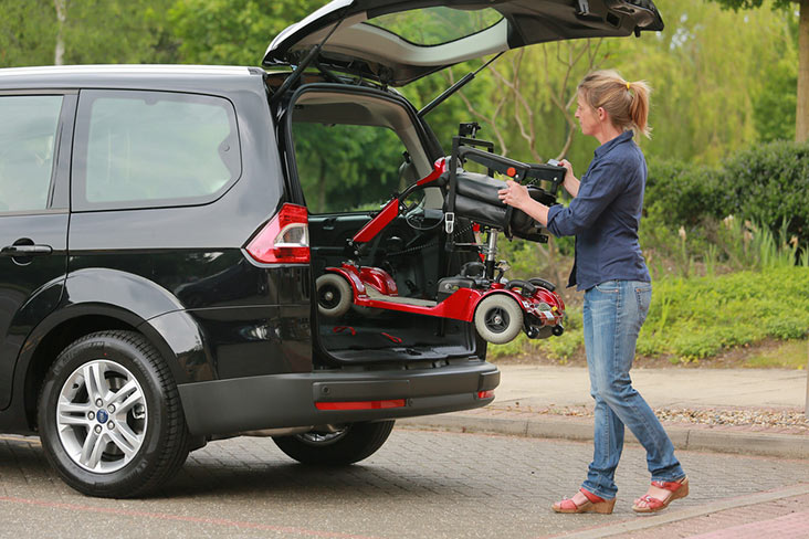 Motability Scheme customer with car