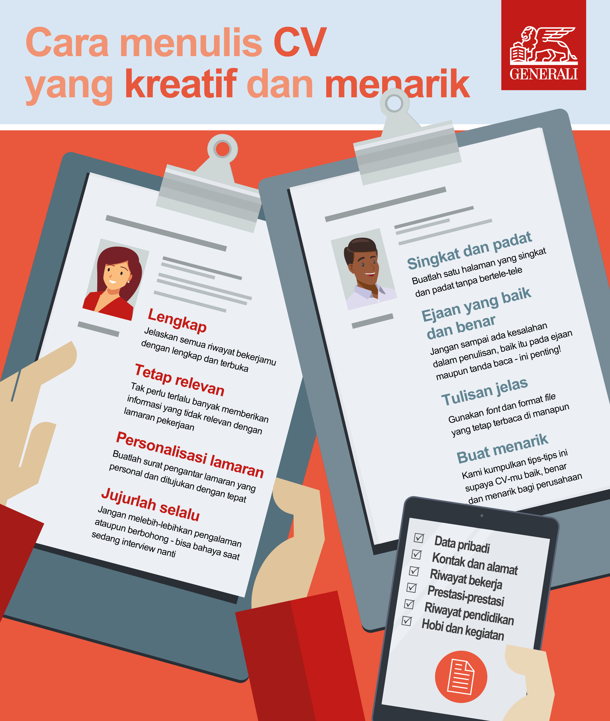 Cara Menulis Cv Lamaran Kerja Yang Menarik Dan Kreatif