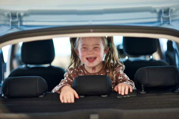 Child in car