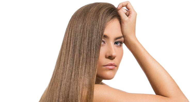 Beautiful girl with long hair