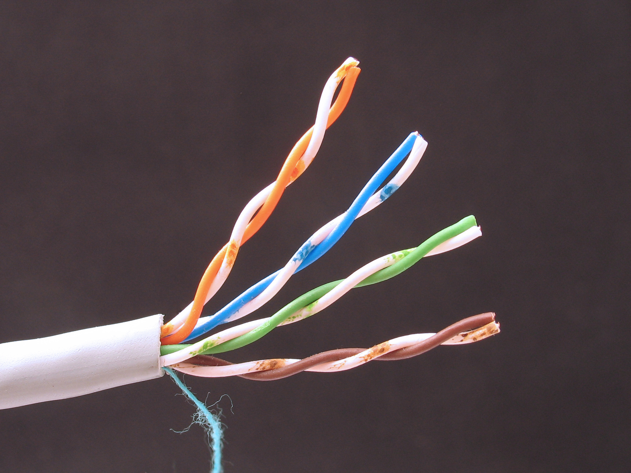 twisted pair network cable