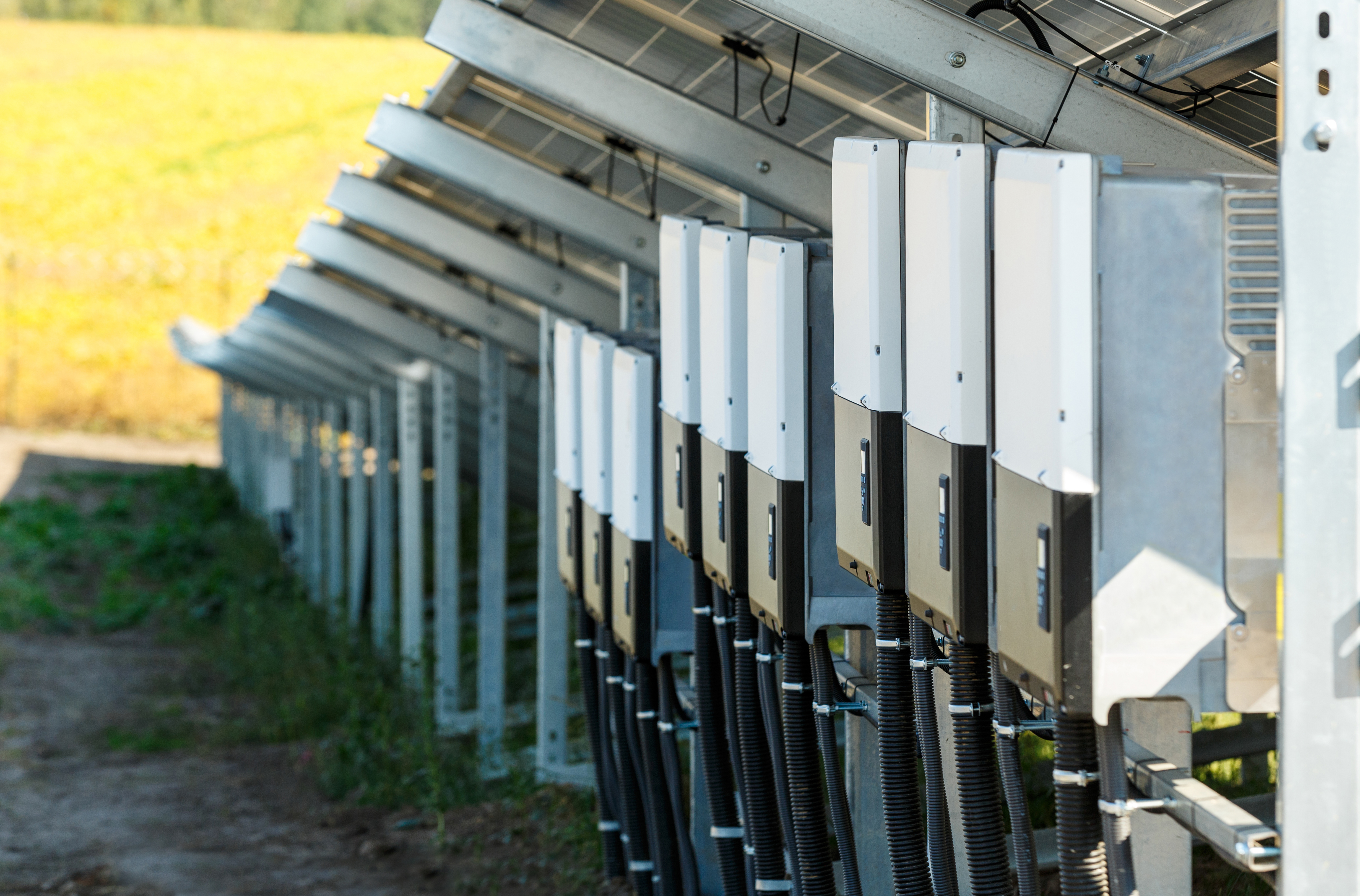 Inverters for solar photovoltaic modules using renewable solar energy