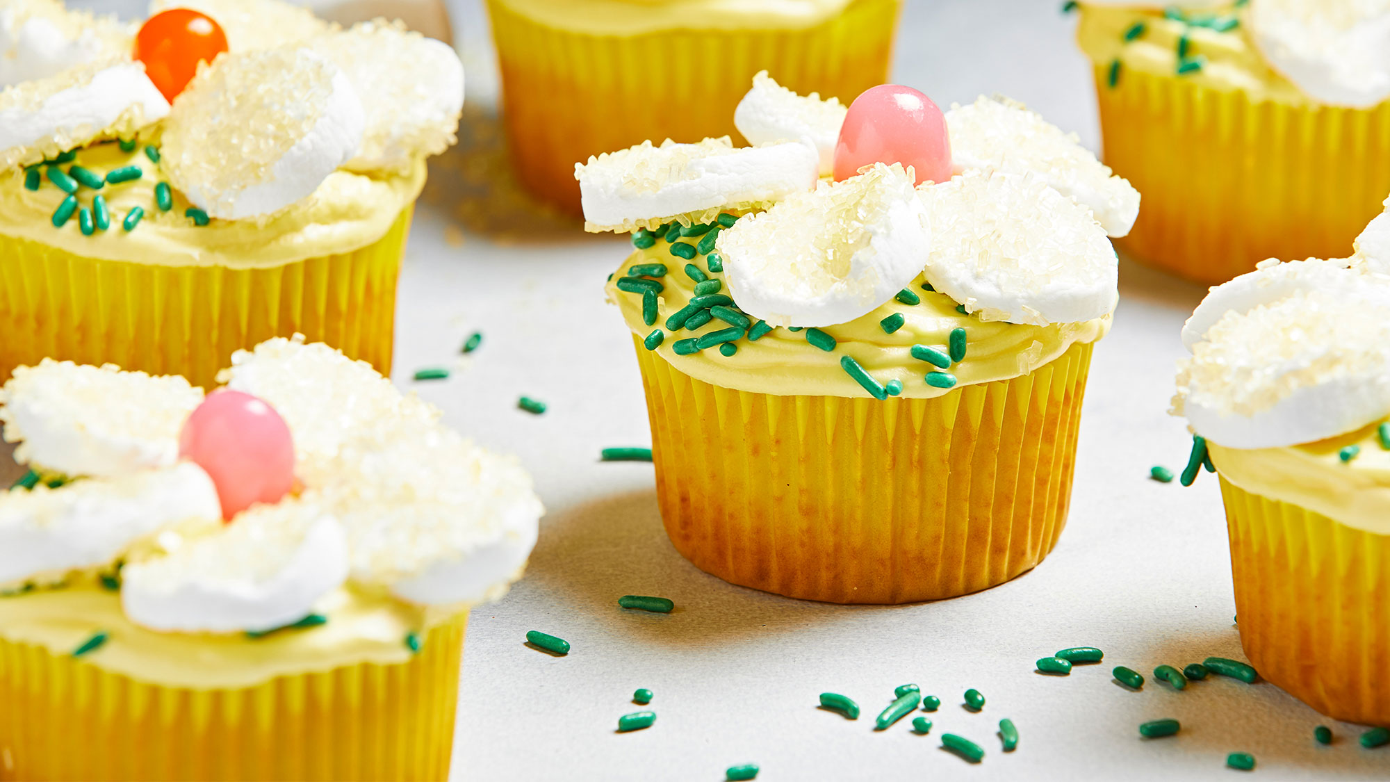 Easy Lemon Daisy Cupcakes Mccormick