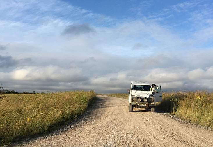 A 4X4 safari on Salisbury Plain