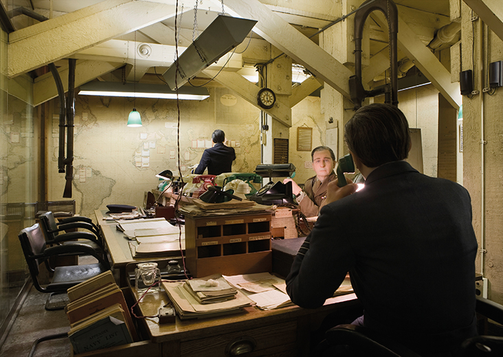 The Map Room at the Churchill War Rooms