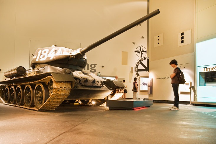 Tank at the Imperial War Museum North