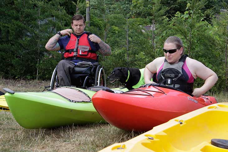 Getting ready for the water with Paddle-Ability