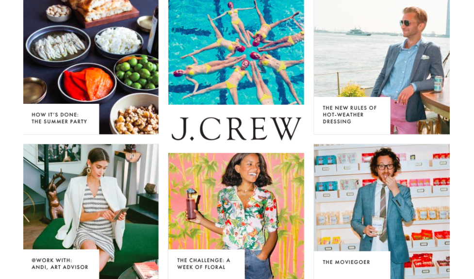 JCrew Content Marketing Strategy