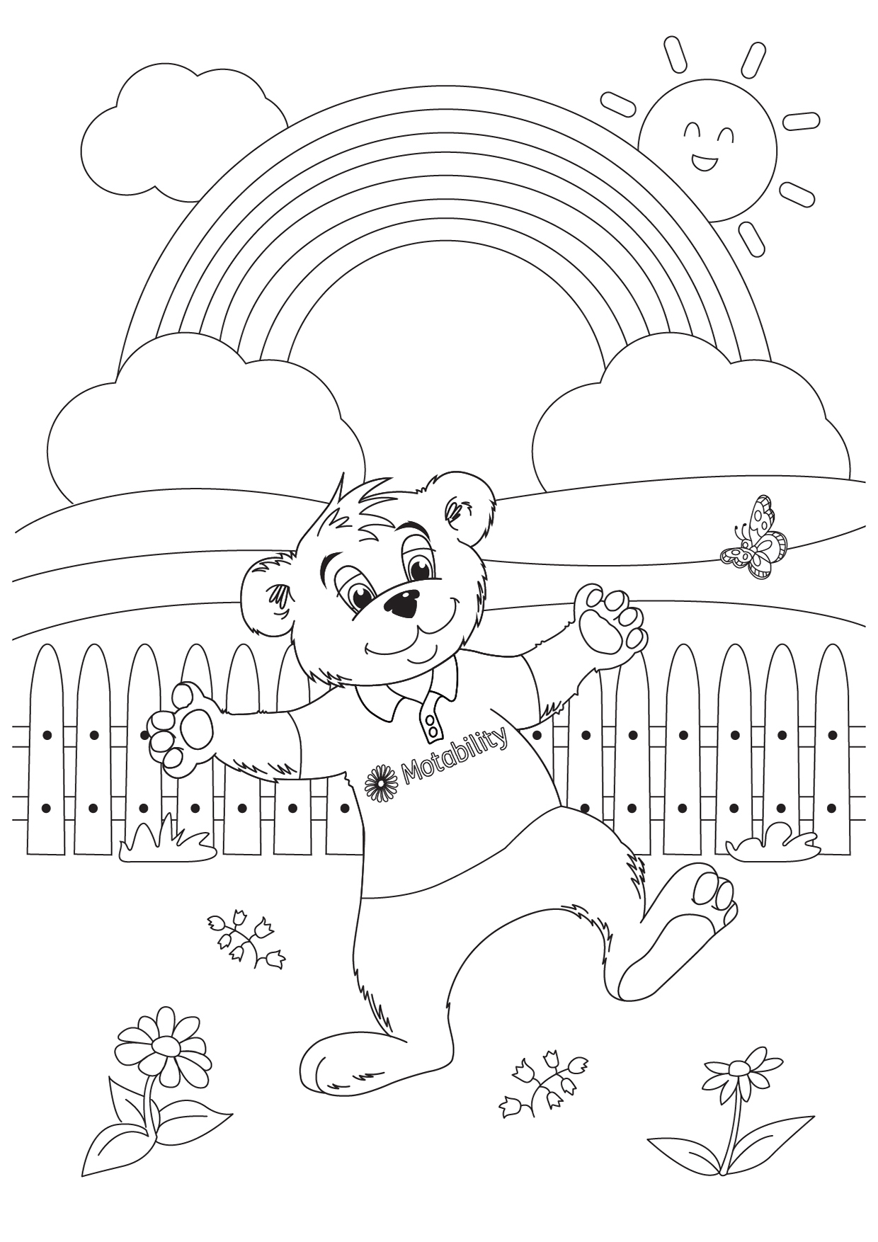 Online Coloring Pages Billy Bear