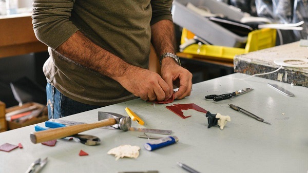 Man working with tools