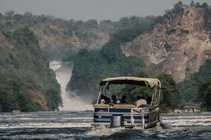 Waterfalls elsewhere along the Nile have dried up and vanished in recent decades in the wake of majo...