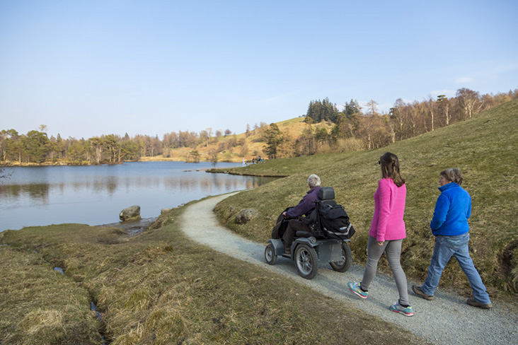 The smooth path around Tarn Hows