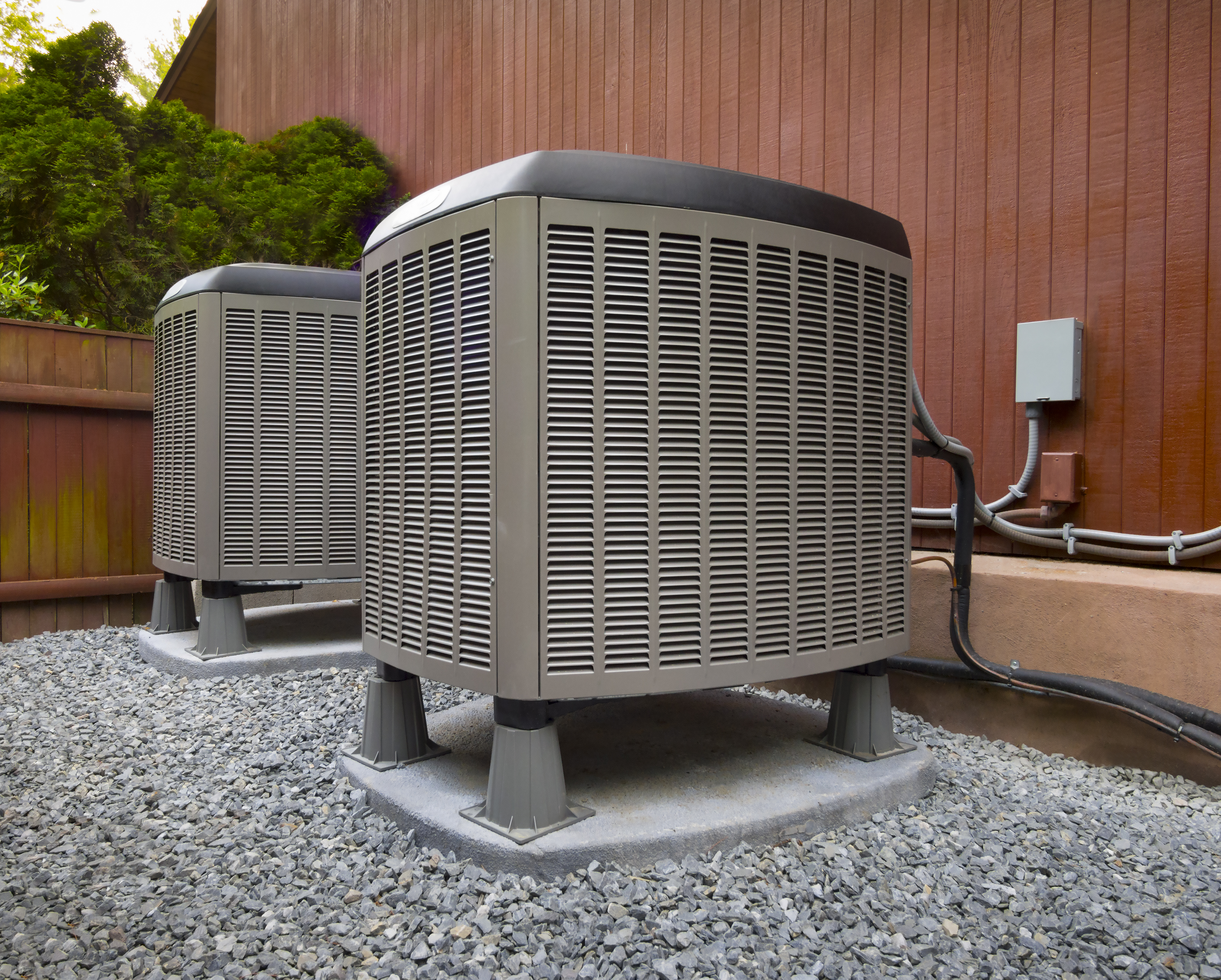 HVAC heating and air conditioning unots