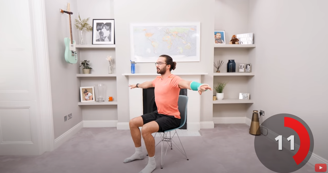 Joe wicks chair exercises sale