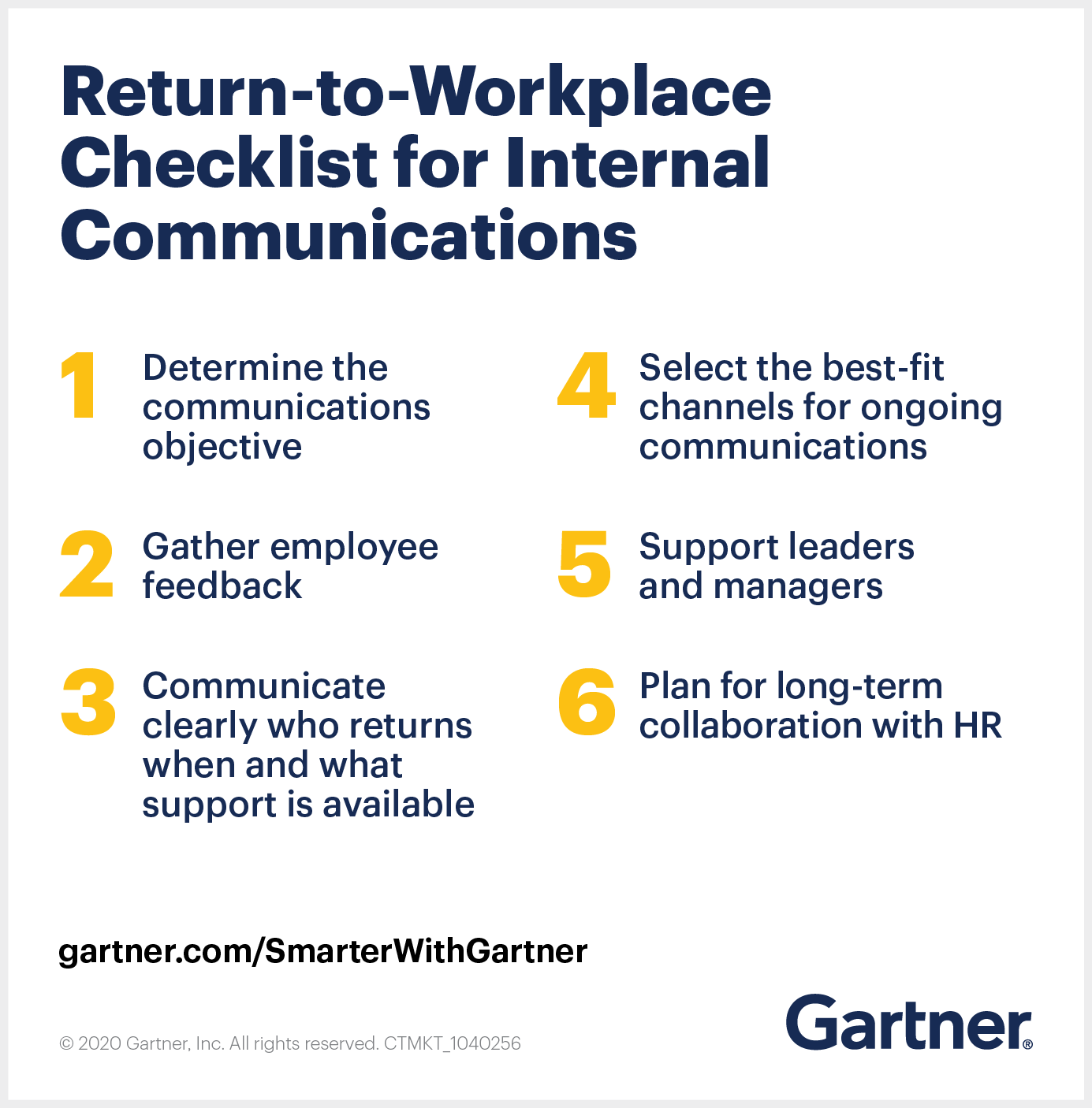 Return-to-Workplace Checklist