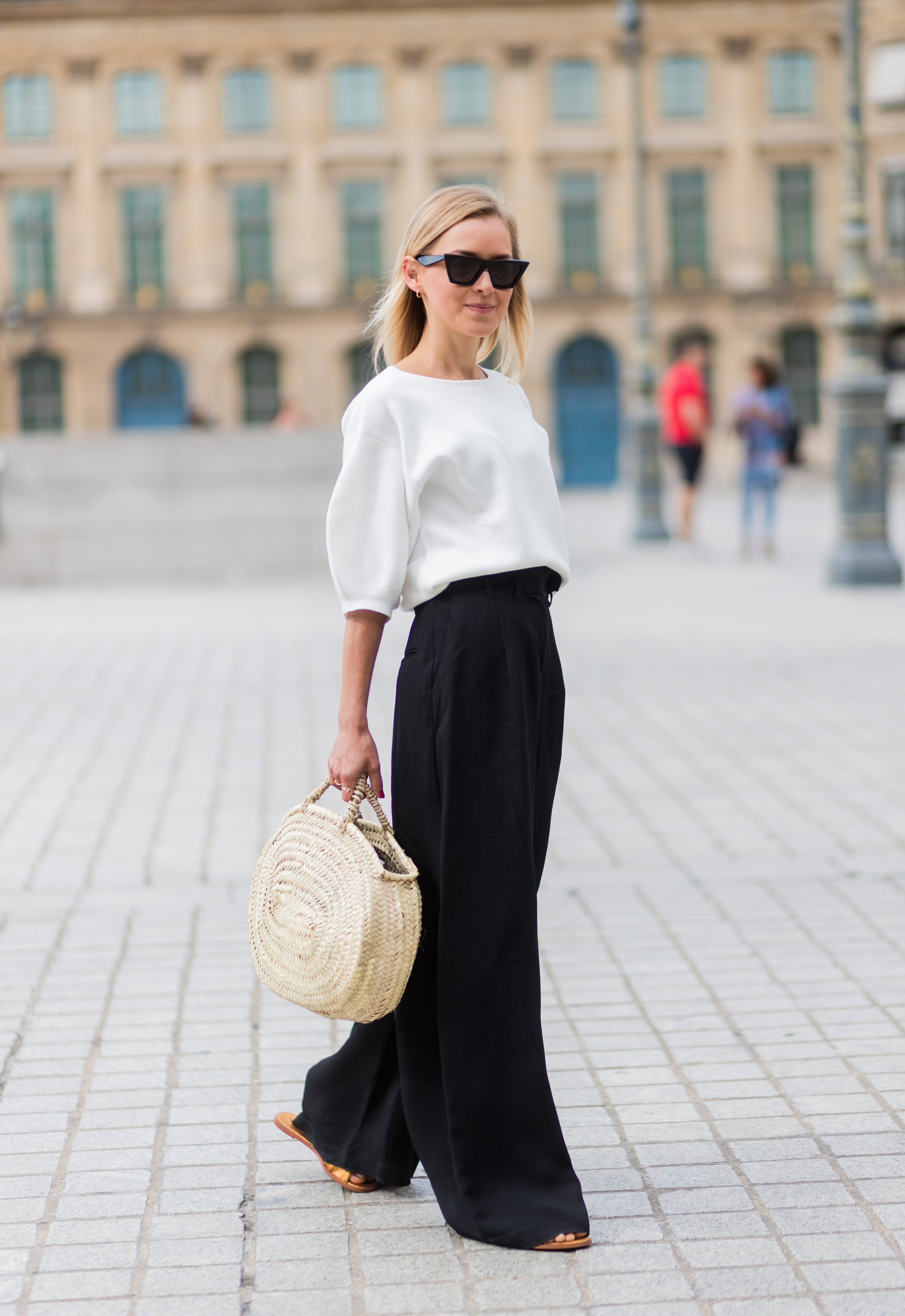 3 Looks That Prove the Wicker Bag Is a Summer Staple
