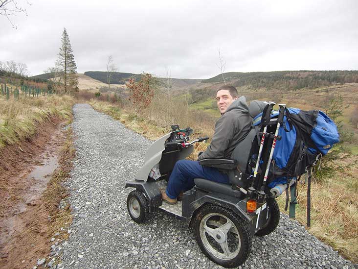 Exploring the countryside with Disabled Ramblers